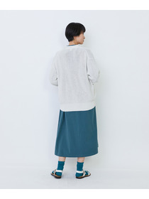 【LOISIR】エステル和紙片畦編みカーディガン 詳細画像 ネイビー 7