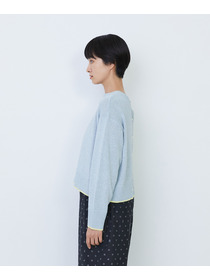 【LOISIR】【2WAY】エステル和紙撚り杢天竺カーディガン 詳細画像 ベージュ系その他 13