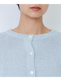 【LOISIR】【2WAY】エステル和紙撚り杢天竺カーディガン 詳細画像 ベージュ系その他 15