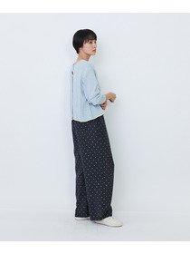 【LOISIR】【2WAY】エステル和紙撚り杢天竺カーディガン 詳細画像 ベージュ系その他 5