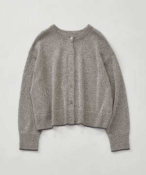 【LOISIR】【2WAY】エステル和紙撚り杢天竺カーディガン 詳細画像 ベージュ系その他 1