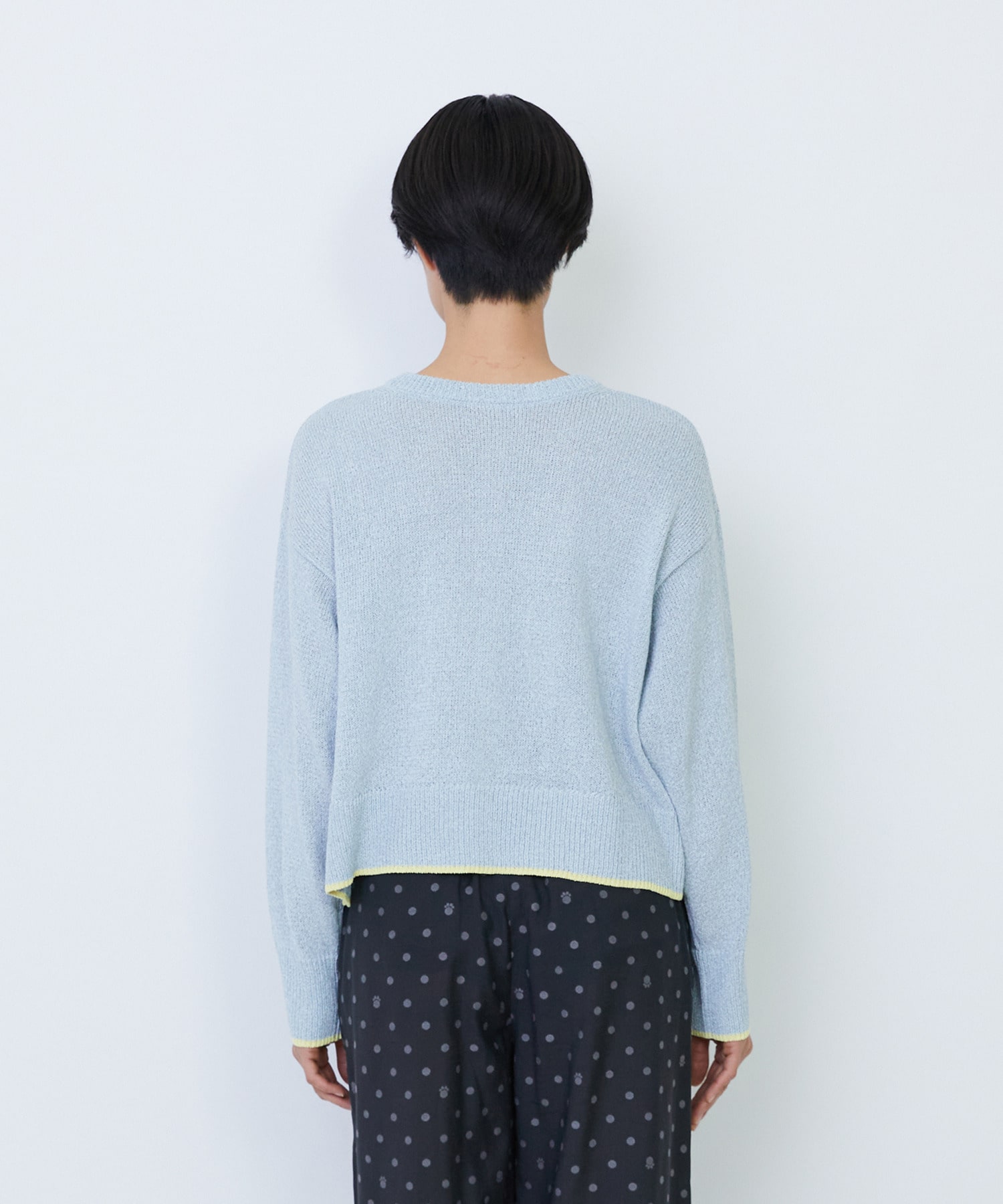 【LOISIR】【2WAY】エステル和紙撚り杢天竺カーディガン 詳細画像 ベージュ系その他 11