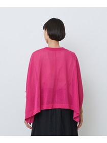 【LOISIR】【2WAY】エステル和紙天竺ケープライクカーディガン 詳細画像 グレー 31