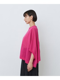 【LOISIR】【2WAY】エステル和紙天竺ケープライクカーディガン 詳細画像 グレー 33