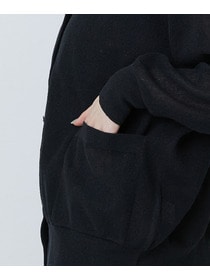 【LOISIR】コットンリネンダブルジャカードカーディガン 詳細画像 ブラック 18