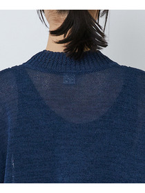 【LOISIR】エステル和紙透かし柄カーディガン 詳細画像 ベージュ 15