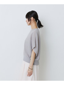 【LOISIR】コットンリネンダブルジャカードプルオーバー 詳細画像 ブラック 10