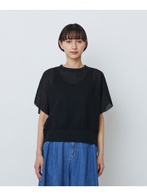 【LOISIR】コットンリネンダブルジャカードプルオーバー 詳細画像 ブラック 12