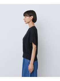 【LOISIR】コットンリネンダブルジャカードプルオーバー 詳細画像 ブラック 13