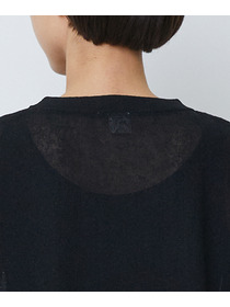 【LOISIR】コットンリネンダブルジャカードプルオーバー 詳細画像 ブラック 16