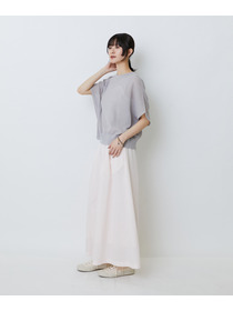 【LOISIR】コットンリネンダブルジャカードプルオーバー 詳細画像 ブラック 2