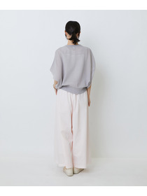 【LOISIR】コットンリネンダブルジャカードプルオーバー 詳細画像 ブラック 3