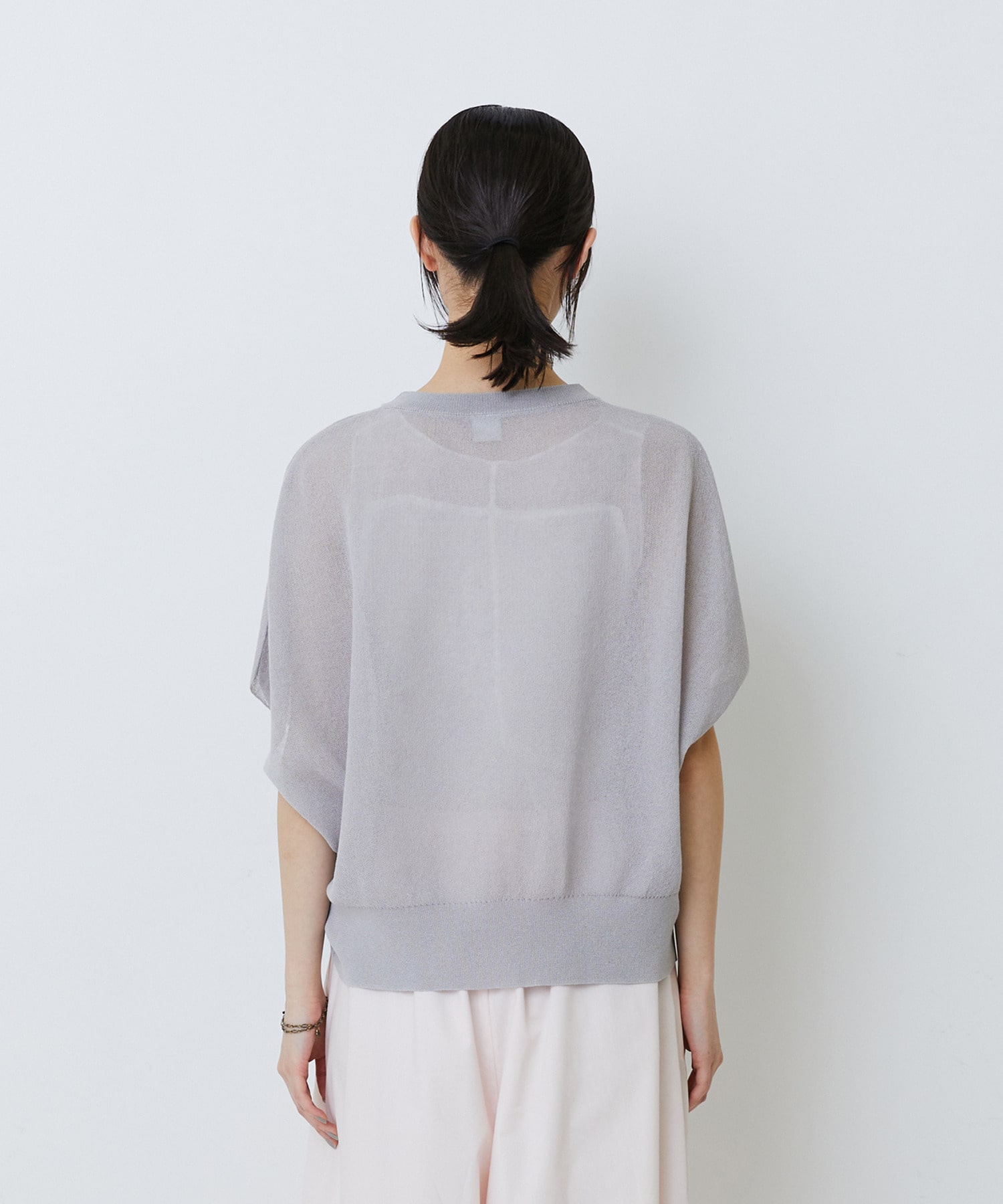 【LOISIR】コットンリネンダブルジャカードプルオーバー 詳細画像 ブラック 11