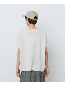 【LOISIR】和紙コットン天竺プルオーバー 詳細画像 ブラック 15