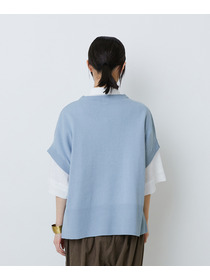 【LOISIR】和紙コットン天竺プルオーバー 詳細画像 ブラック 18