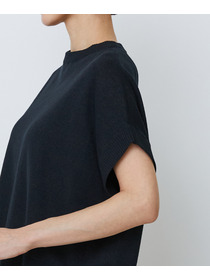 【LOISIR】和紙コットン天竺プルオーバー 詳細画像 ブラック 27