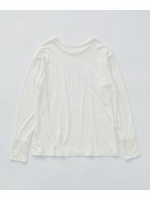 【LOISIR】リネンレーヨン天竺クルーネックプルオーバー 詳細画像 ブラック 5