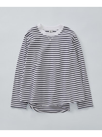 【LOISIR】サーキュラーフレアープルオーバー 詳細画像 ストライプ 6