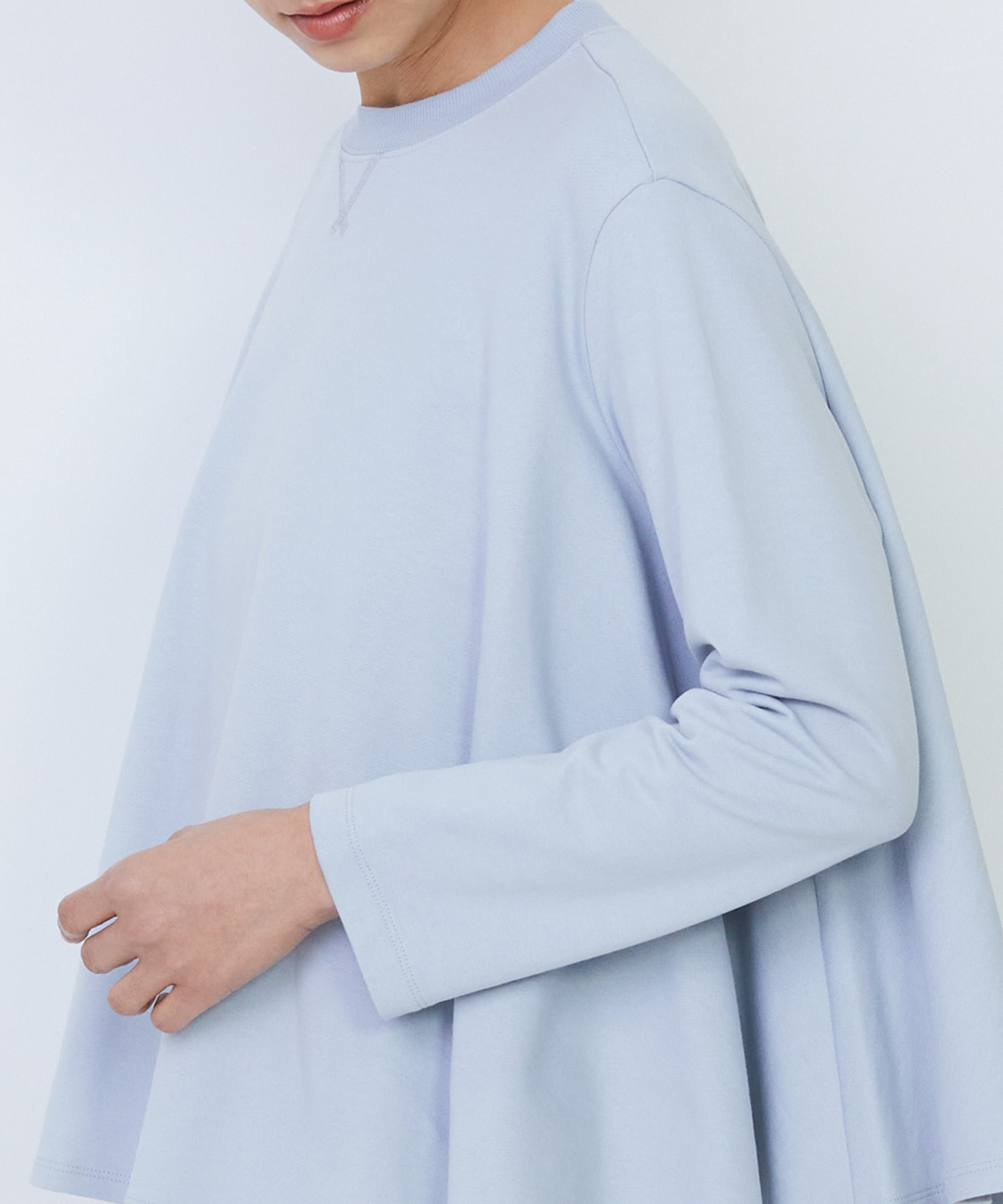 【LOISIR】サーキュラーフレアープルオーバー 詳細画像 ストライプ 13