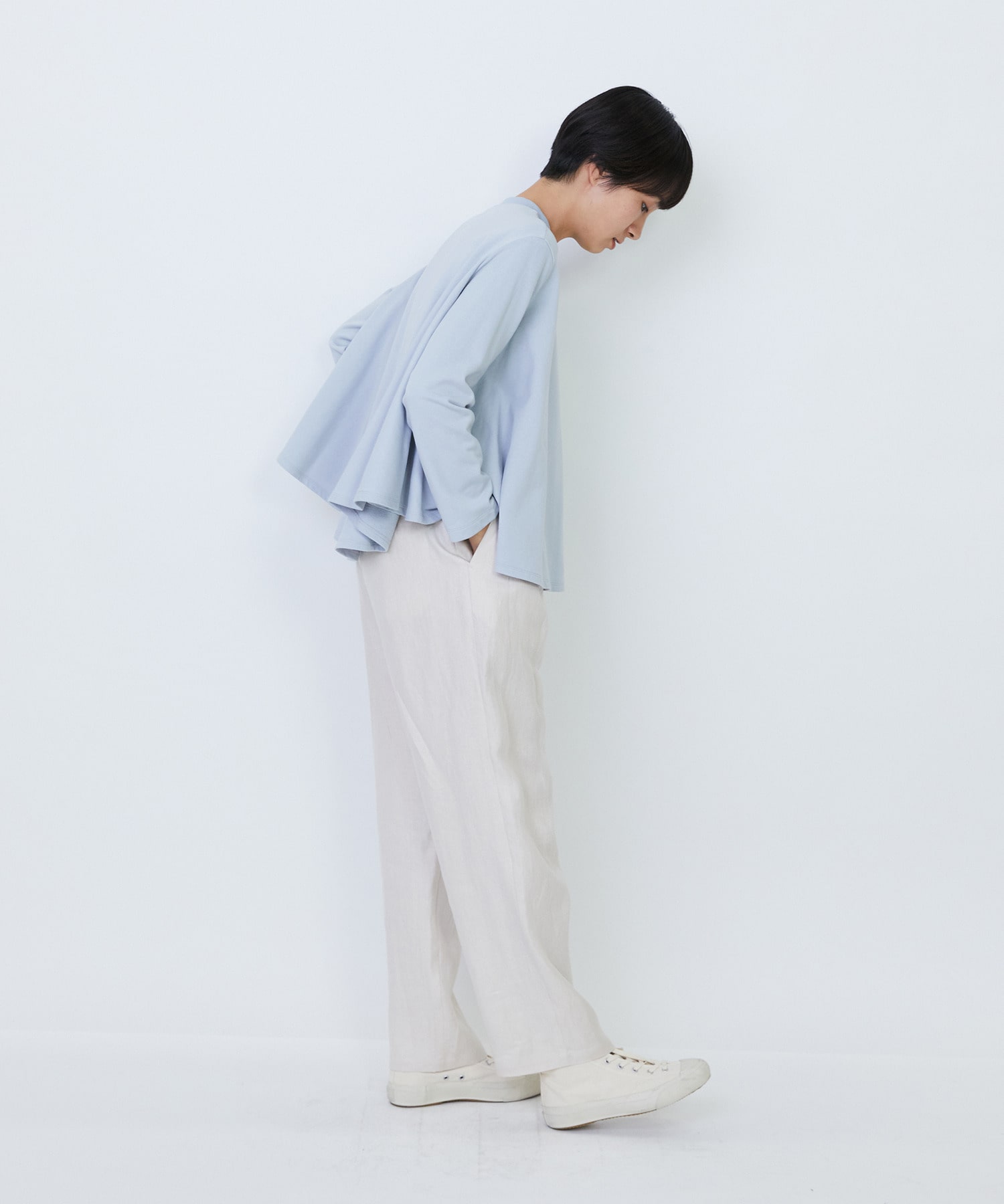 【LOISIR】サーキュラーフレアープルオーバー 詳細画像 ストライプ 2