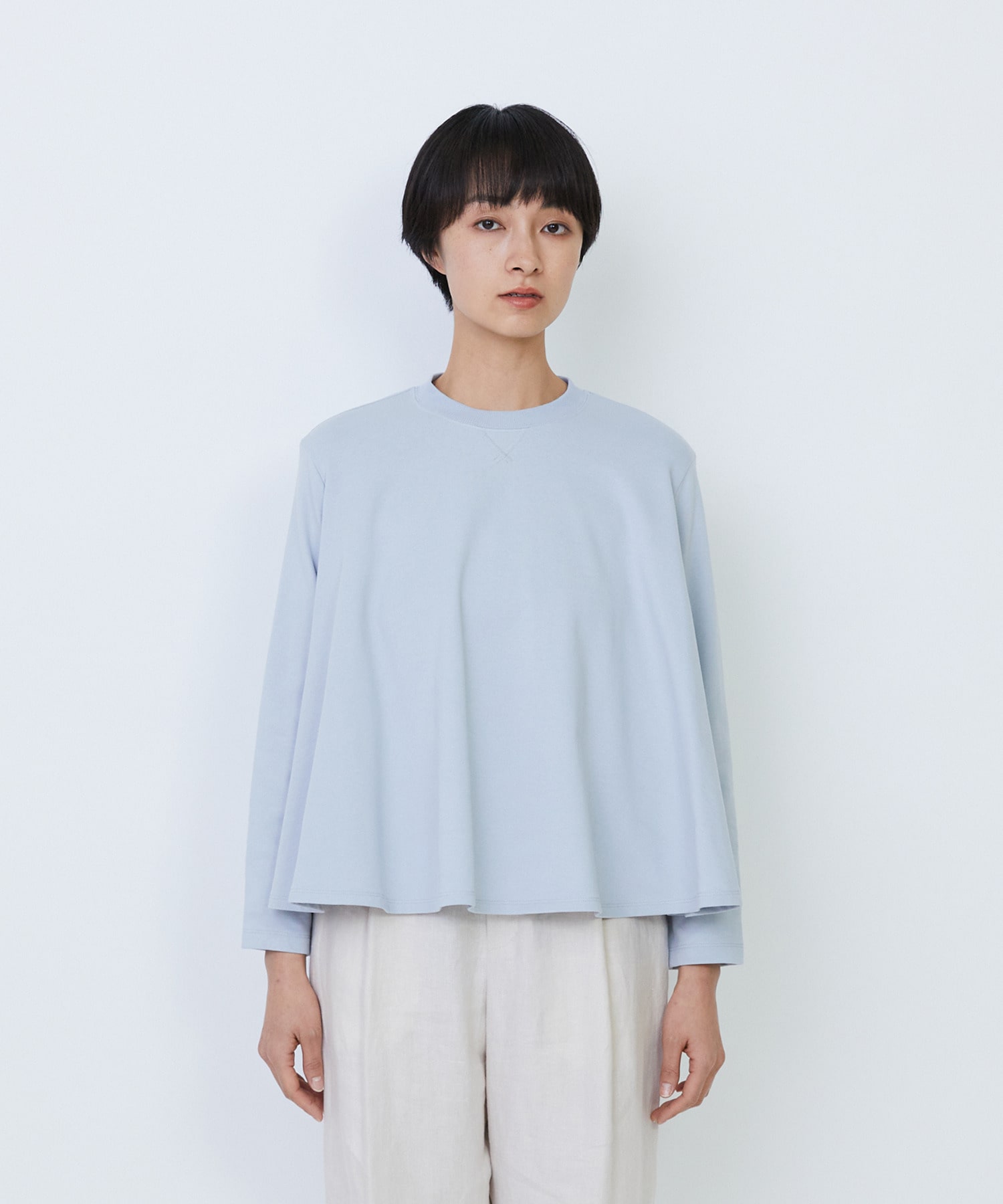 【LOISIR】サーキュラーフレアープルオーバー 詳細画像 ストライプ 8