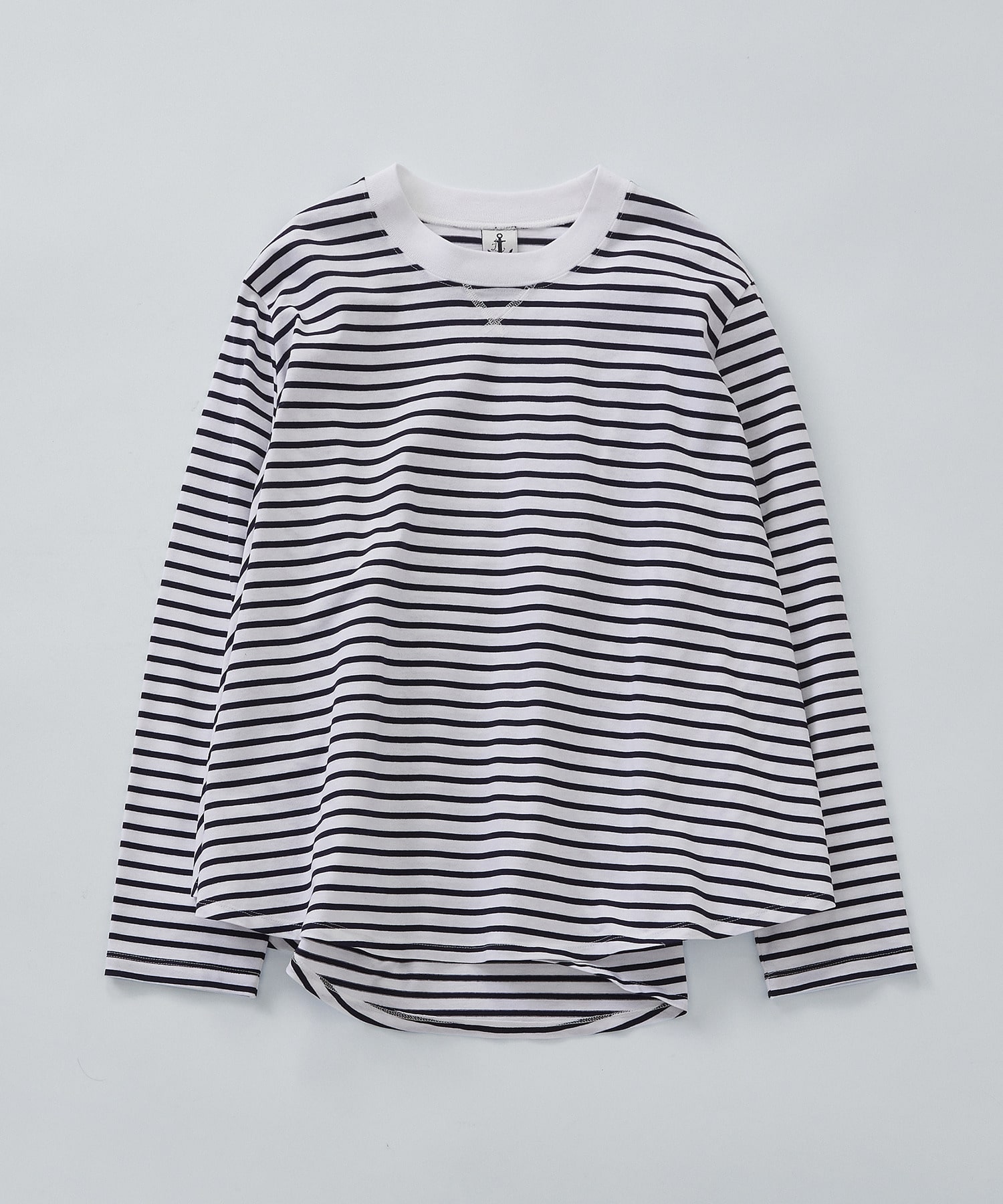 【LOISIR】サーキュラーフレアープルオーバー 詳細画像 ストライプ 1