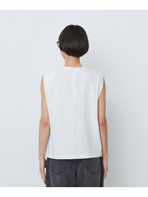 【LOISIR】コットン天竺ノースリーブプルオーバー 詳細画像 ブラック 12