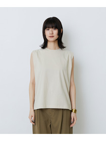 【LOISIR】コットン天竺ノースリーブプルオーバー 詳細画像 ブラック 13