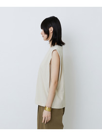 【LOISIR】コットン天竺ノースリーブプルオーバー 詳細画像 ブラック 14