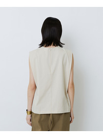 【LOISIR】コットン天竺ノースリーブプルオーバー 詳細画像 ブラック 15