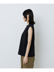 【LOISIR】コットン天竺ノースリーブプルオーバー 詳細画像 ブラック 17