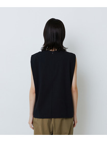 【LOISIR】コットン天竺ノースリーブプルオーバー 詳細画像 ブラック 18