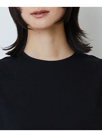 【LOISIR】コットン天竺ノースリーブプルオーバー 詳細画像 ブラック 19