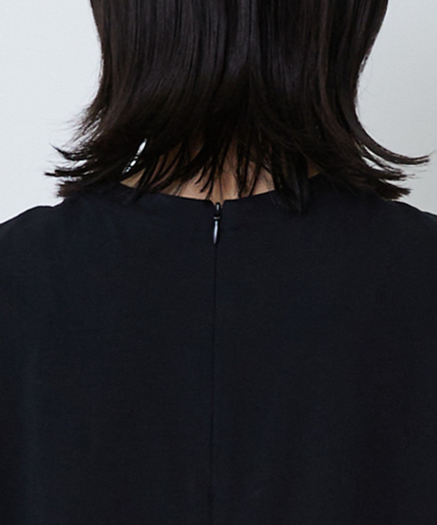 【LOISIR】コットン天竺ノースリーブプルオーバー 詳細画像 ブラック 20