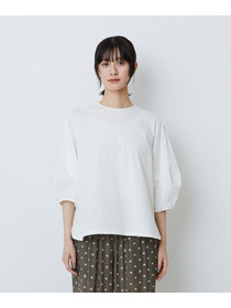 【LOISIR】コットン天竺ボトルスリーブプルオーバー 詳細画像 ベージュ 10