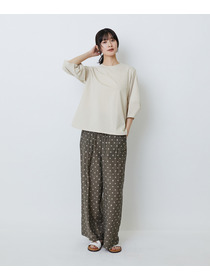 【LOISIR】コットン天竺ボトルスリーブプルオーバー 詳細画像 ベージュ 4