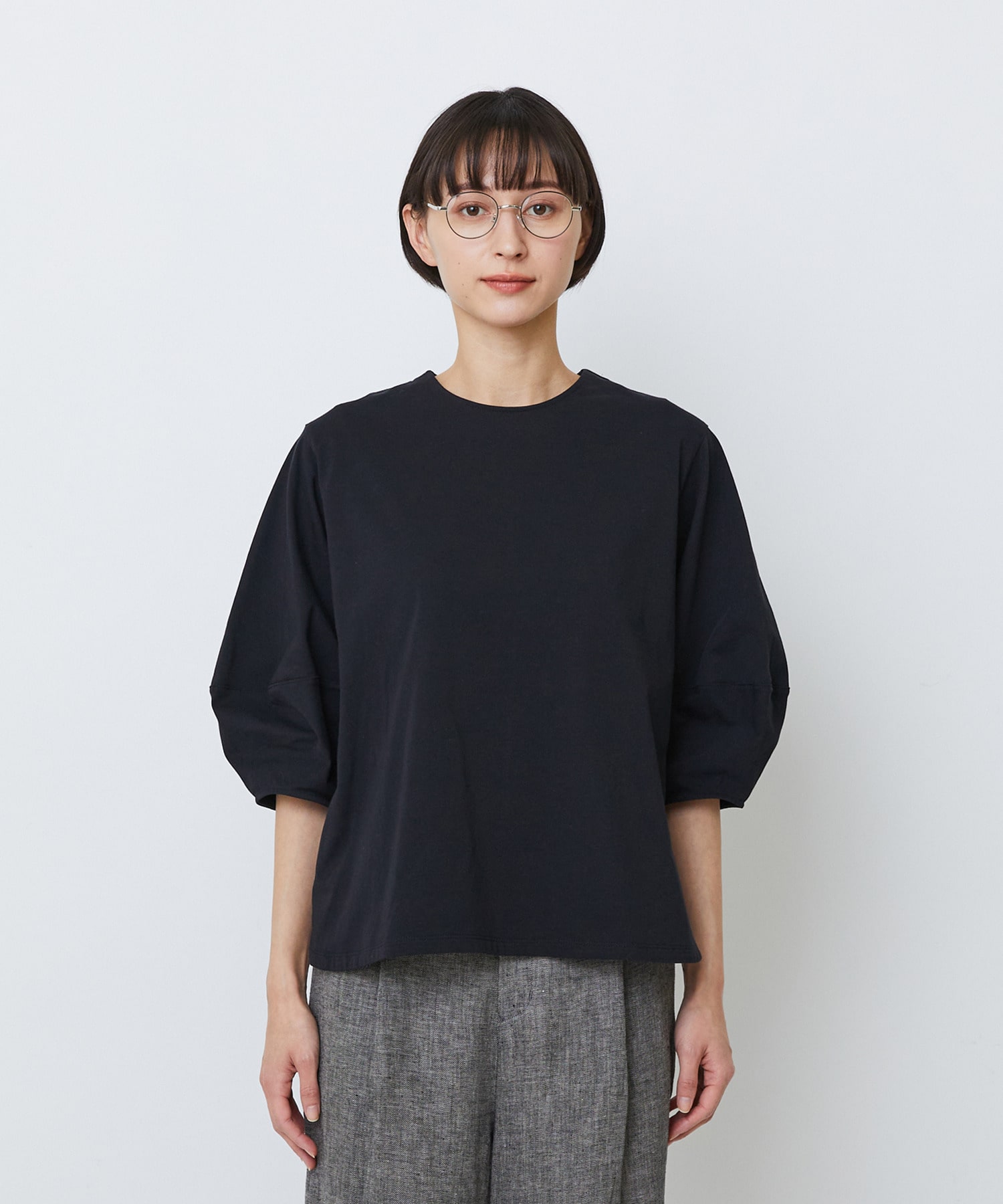 【LOISIR】コットン天竺ボトルスリーブプルオーバー 詳細画像 ベージュ 16