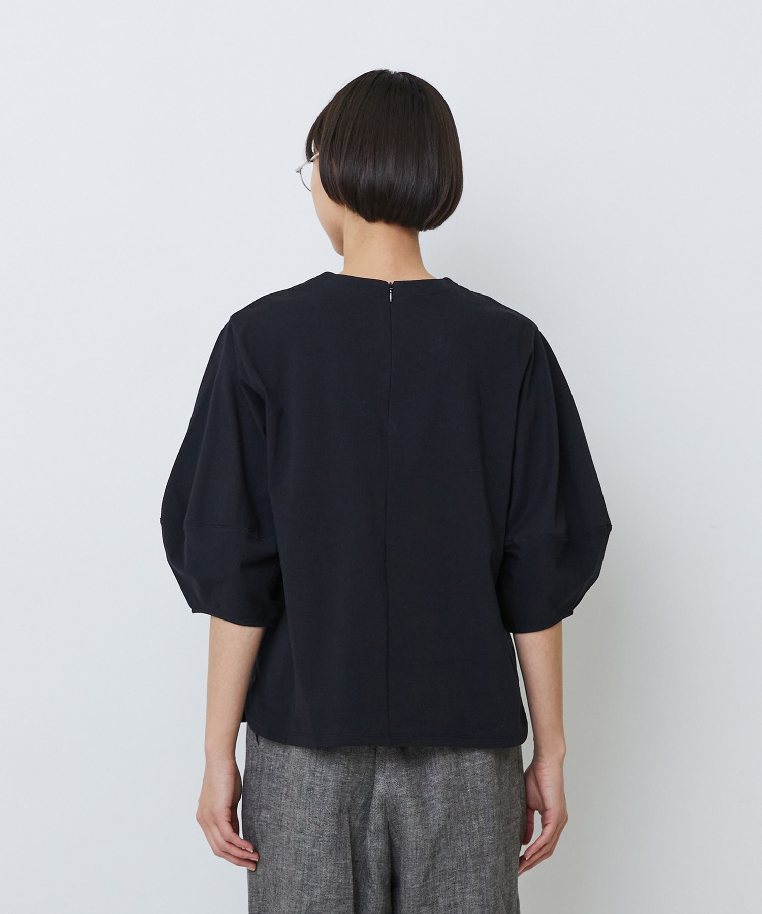 【LOISIR】コットン天竺ボトルスリーブプルオーバー 詳細画像 ベージュ 18