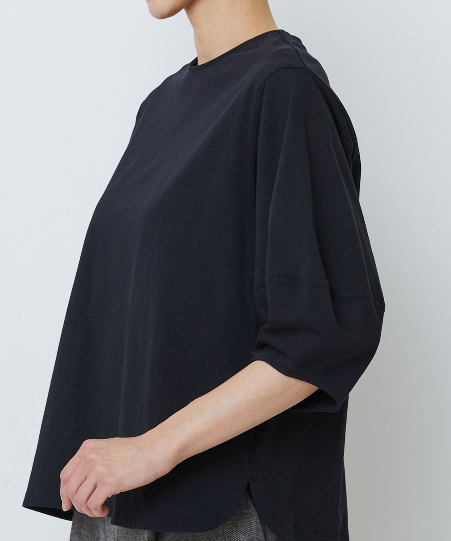 【LOISIR】コットン天竺ボトルスリーブプルオーバー 詳細画像 ベージュ 21