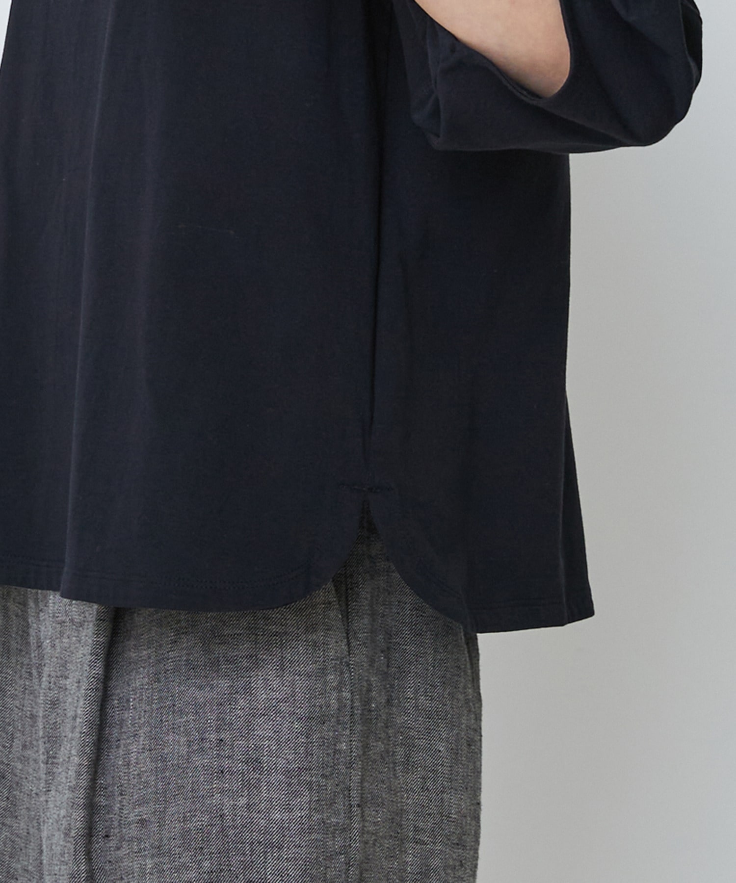 【LOISIR】コットン天竺ボトルスリーブプルオーバー 詳細画像 ベージュ 22