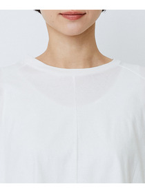 【LOISIR】コットン強撚天竺Aラインプルオーバー 詳細画像 ブラック 19