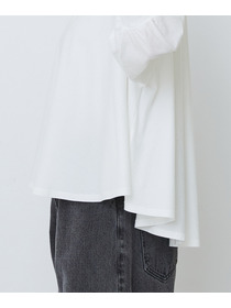 【LOISIR】コットン強撚天竺Aラインプルオーバー 詳細画像 ブラック 22