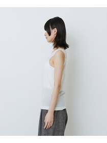 【LOISIR】【2WAY】異素材使いタンクトップ 詳細画像 チャコールグレー 11