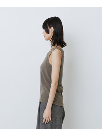 【LOISIR】【2WAY】異素材使いタンクトップ 詳細画像 チャコールグレー 14