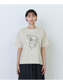 【LOISIR】【5/11 10:00販売開始】【アーティストコラボ】LOISIR&times;塩川いずみ イラストプリントTシャツ 詳細画像 チャコールグレー 10