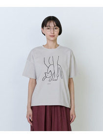 【LOISIR】【5/11 10:00販売開始】【アーティストコラボ】LOISIR&times;塩川いずみ イラストプリントTシャツ 詳細画像 チャコールグレー 14