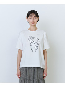 【LOISIR】【5/11 10:00販売開始】【アーティストコラボ】LOISIR&times;塩川いずみ イラストプリントTシャツ 詳細画像 チャコールグレー 21