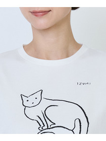 【LOISIR】【5/11 10:00販売開始】【アーティストコラボ】LOISIR&times;塩川いずみ イラストプリントTシャツ 詳細画像 チャコールグレー 24