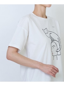 【LOISIR】【5/11 10:00販売開始】【アーティストコラボ】LOISIR&times;塩川いずみ イラストプリントTシャツ 詳細画像 チャコールグレー 26