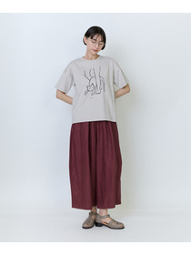 【LOISIR】【5/11 10:00販売開始】【アーティストコラボ】LOISIR&times;塩川いずみ イラストプリントTシャツ 詳細画像 チャコールグレー 4